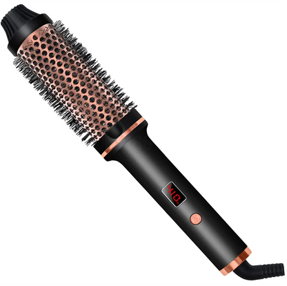 Brosse thermique ajustable pour tous types de cheveux - Noir