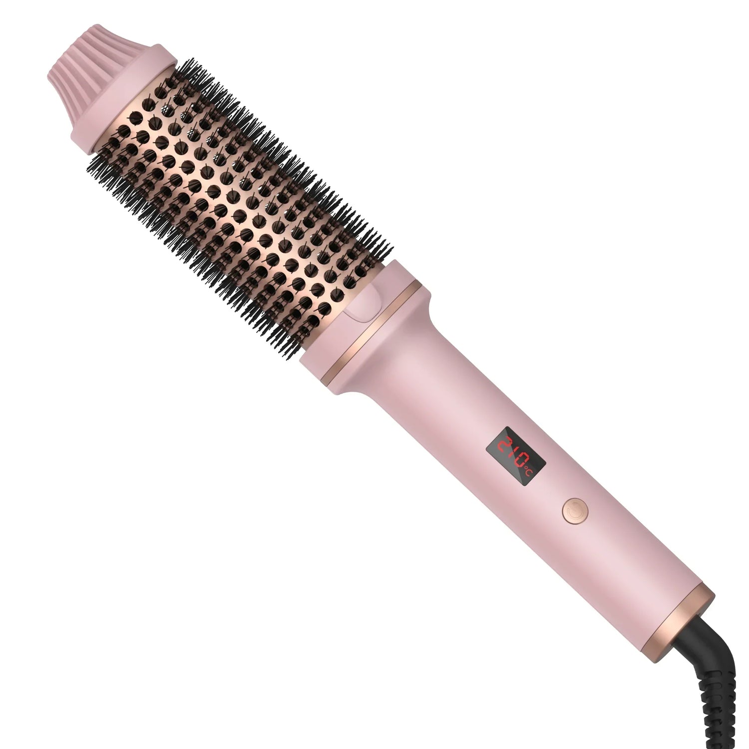 Brosse thermique ajustable pour tous types de cheveux - Rose