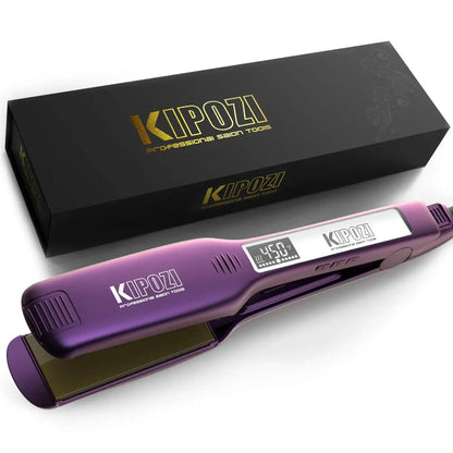 Lisseur professionnel en titane pour tous types de cheveux - Violet