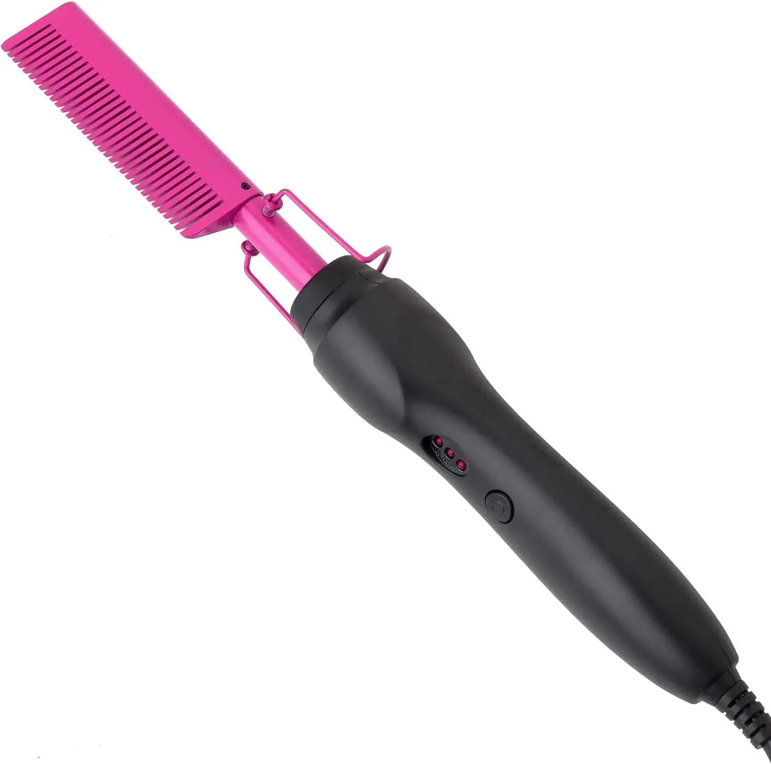 Peigne chauffant polyvalent pour cheveux et barbe